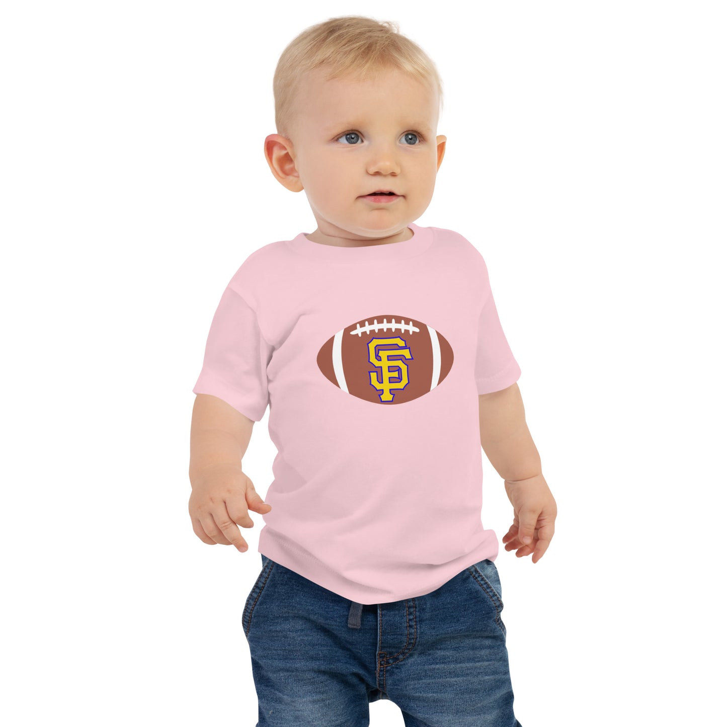 SF Football Baby Jersey Short Sleeve Tee