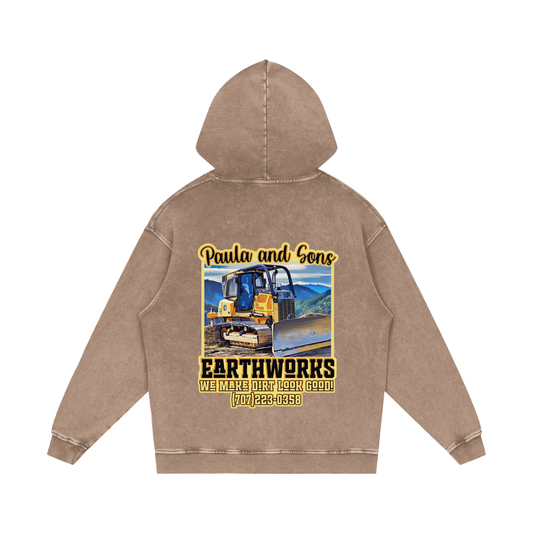 Acid Wash Oversize Hoodie - 420 GSM