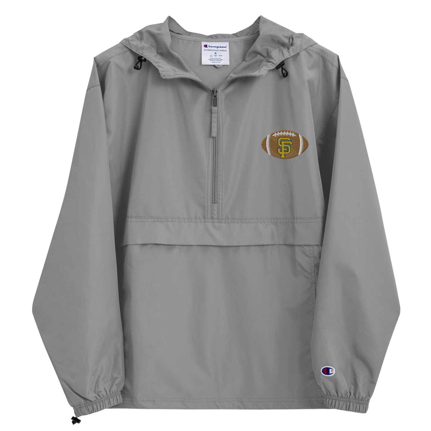 SF Football Embroidered Champion Packable Jacket