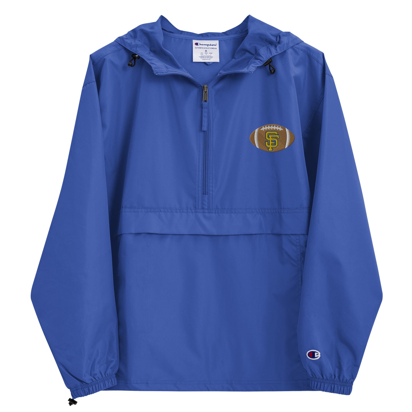 SF Football Embroidered Champion Packable Jacket