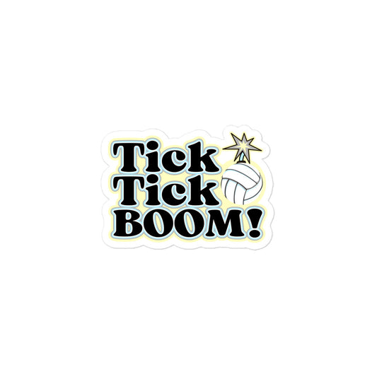 Volleyball Tick Tick BOOM Bubble-free stickers