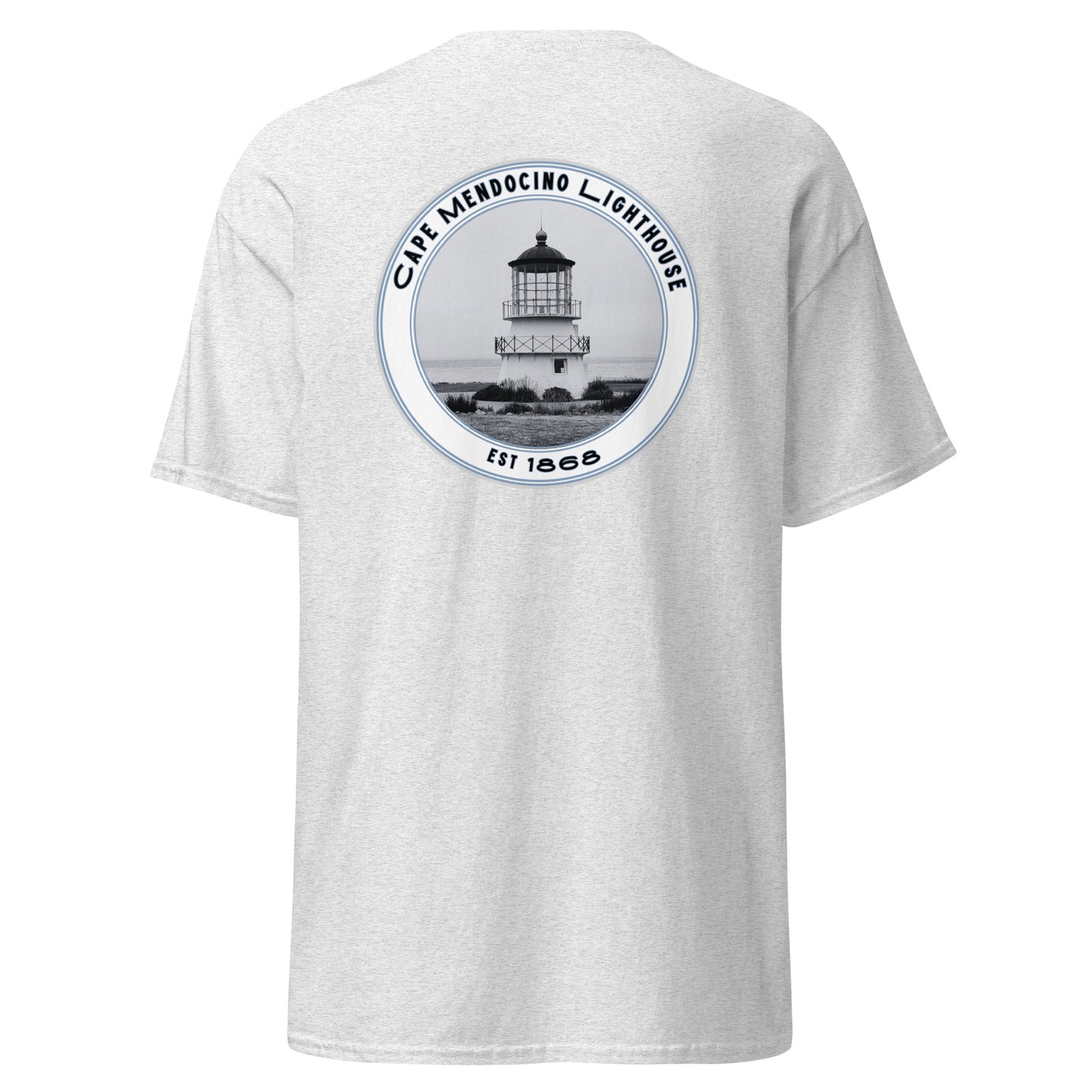 Shelter Cove Cape Mendocino Lighthouse Men's classic tee