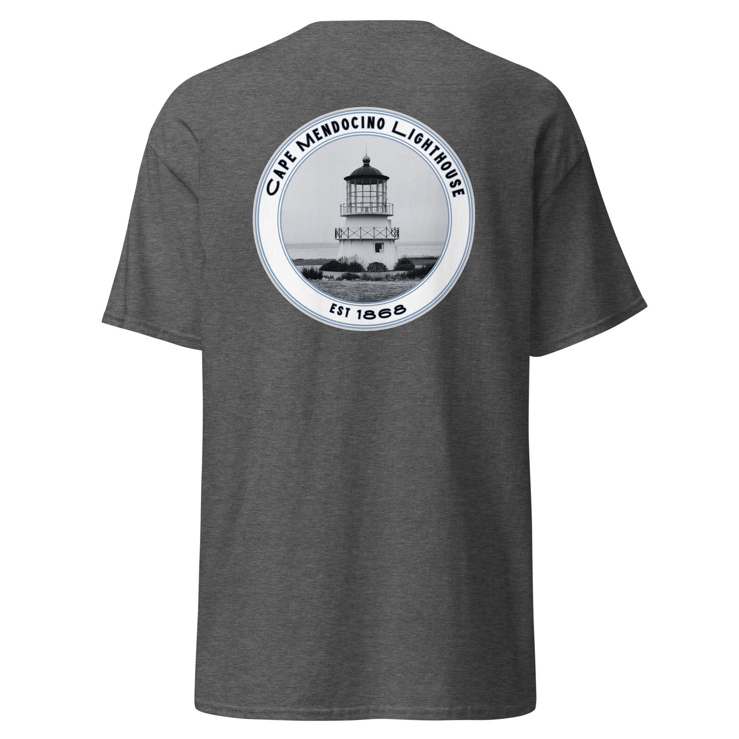 Shelter Cove Cape Mendocino Lighthouse Men's classic tee