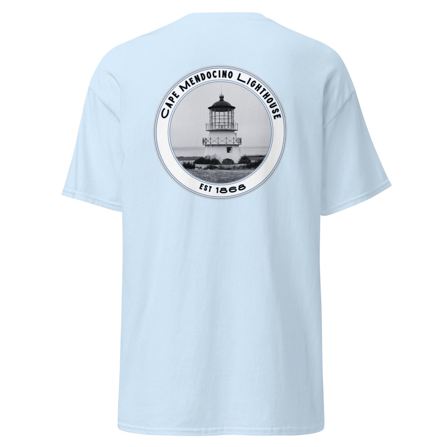 Shelter Cove Cape Mendocino Lighthouse Men's classic tee