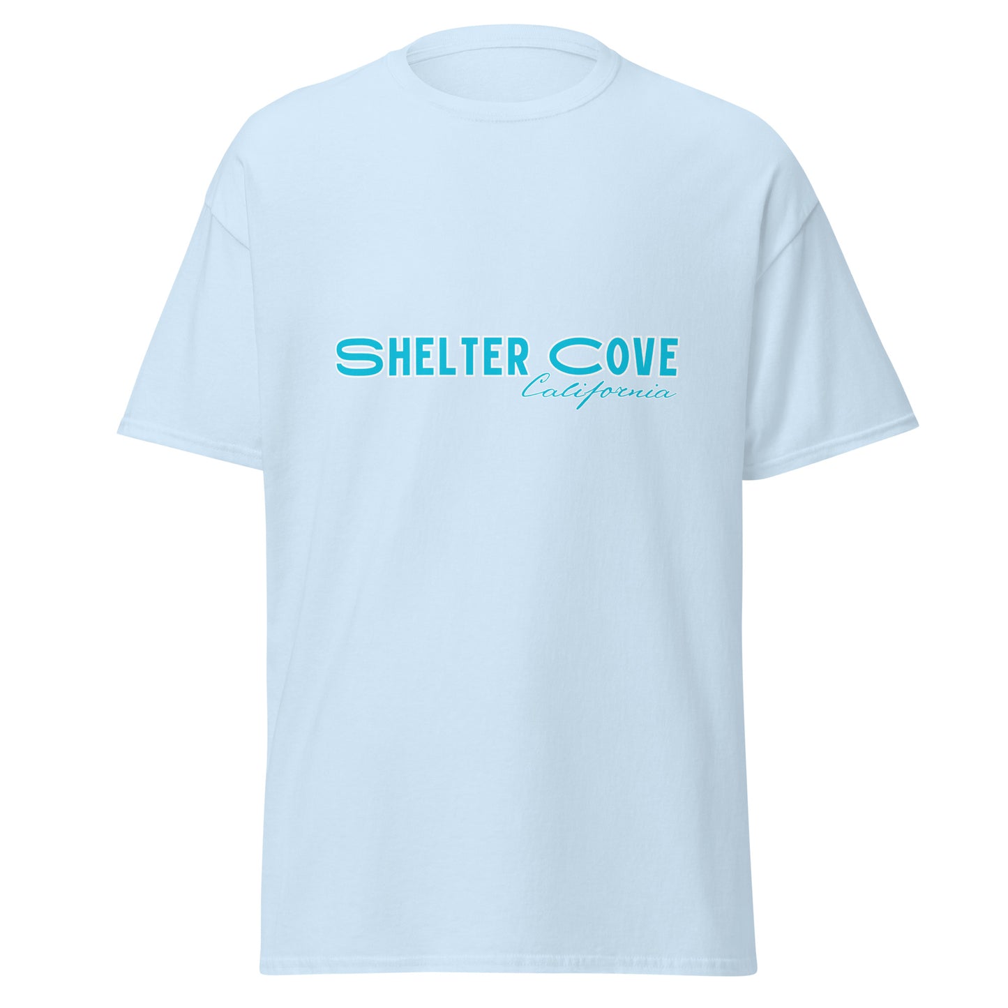 Shelter Cove Aqua Men's classic tee