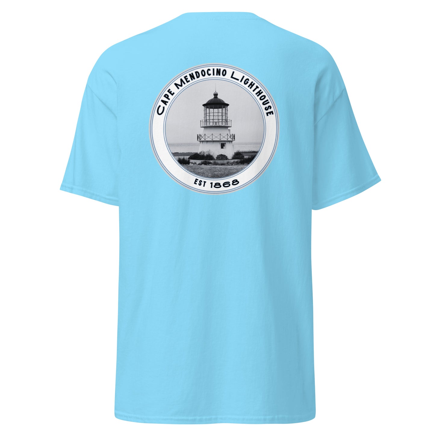 Shelter Cove Cape Mendocino Lighthouse Men's classic tee