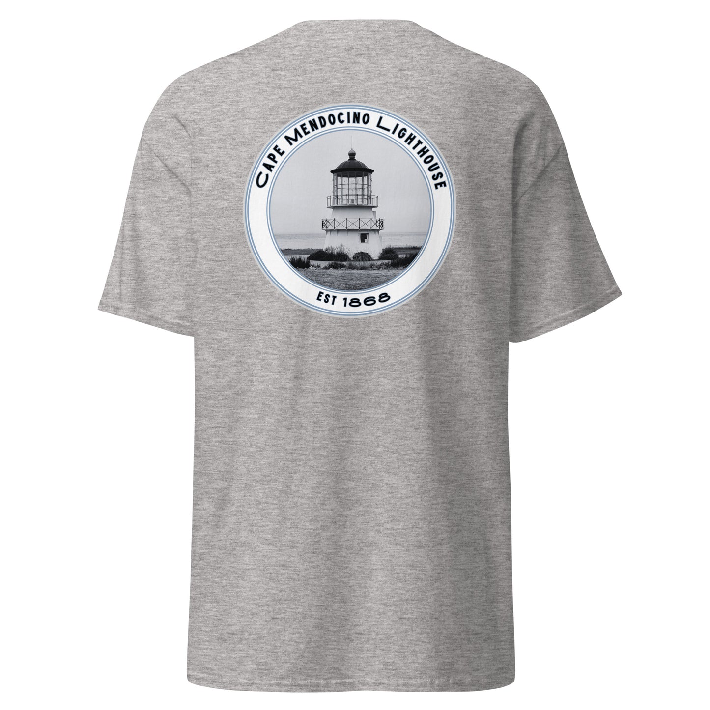 Shelter Cove Cape Mendocino Lighthouse Men's classic tee