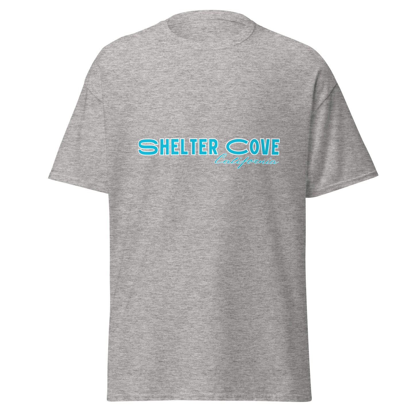 Shelter Cove Aqua Men's classic tee