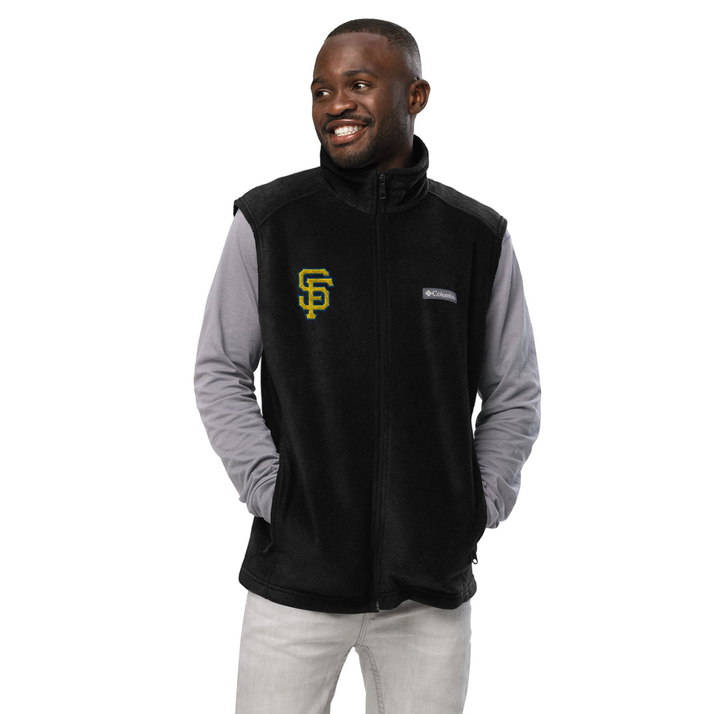 SF Men’s Columbia fleece vest