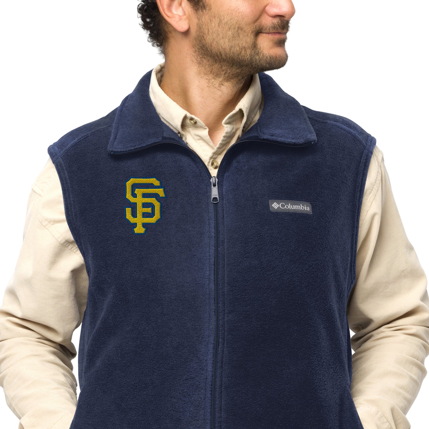 SF Men’s Columbia fleece vest