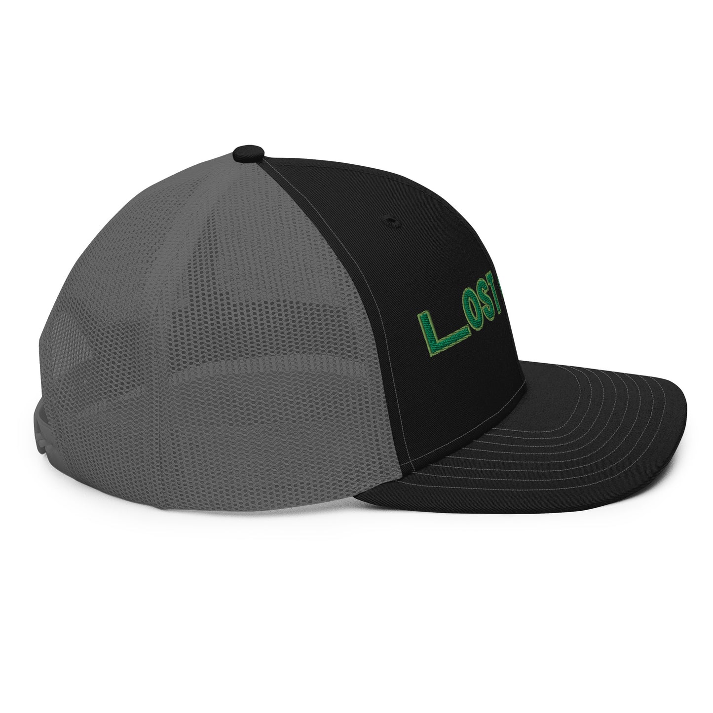 Lost Coast Green Stitch Trucker Cap