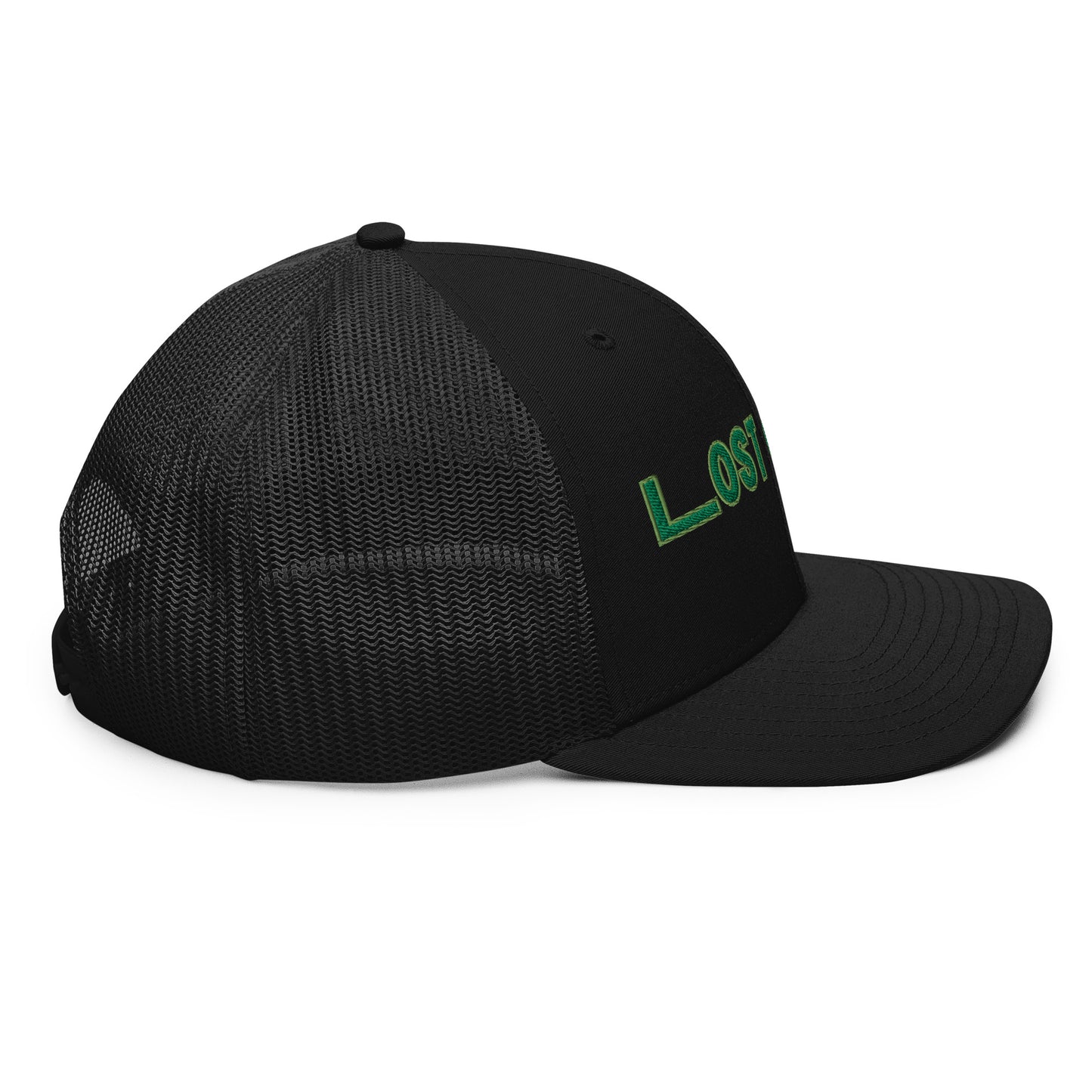 Lost Coast Green Stitch Trucker Cap