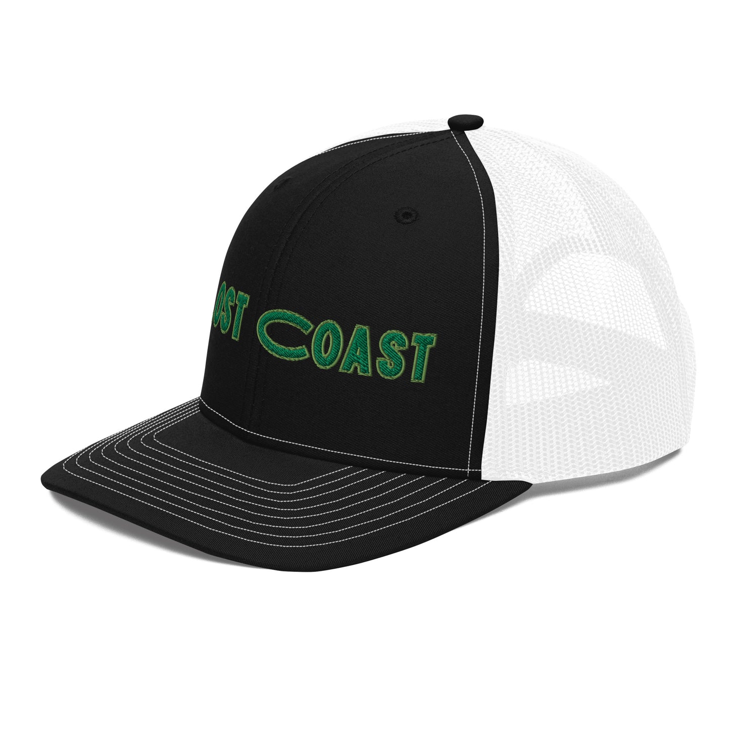 Lost Coast Green Stitch Trucker Cap