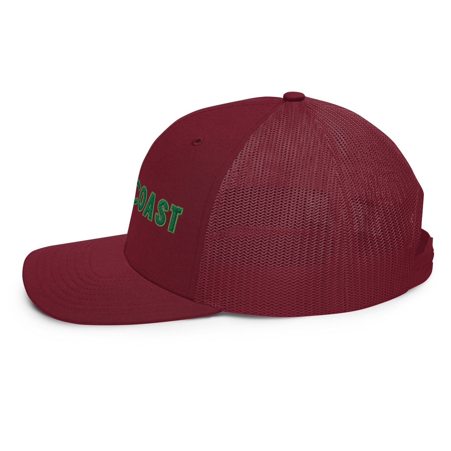 Lost Coast Green Stitch Trucker Cap