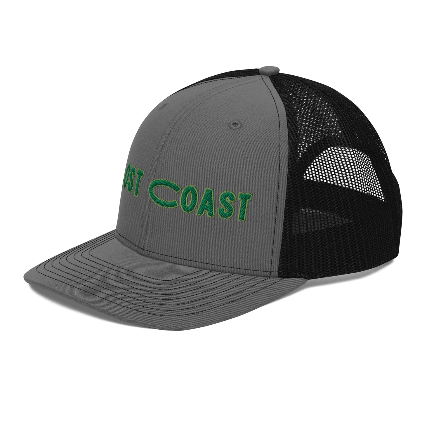 Lost Coast Green Stitch Trucker Cap