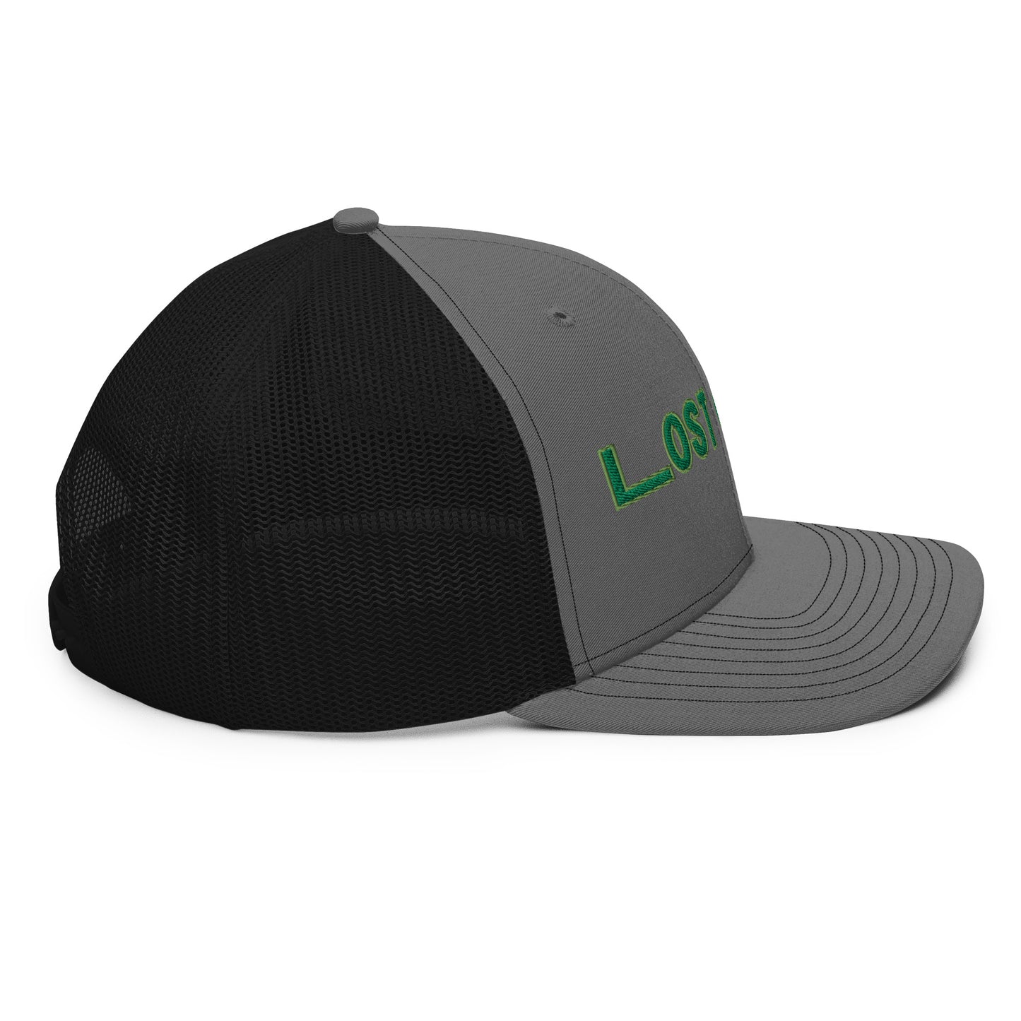 Lost Coast Green Stitch Trucker Cap