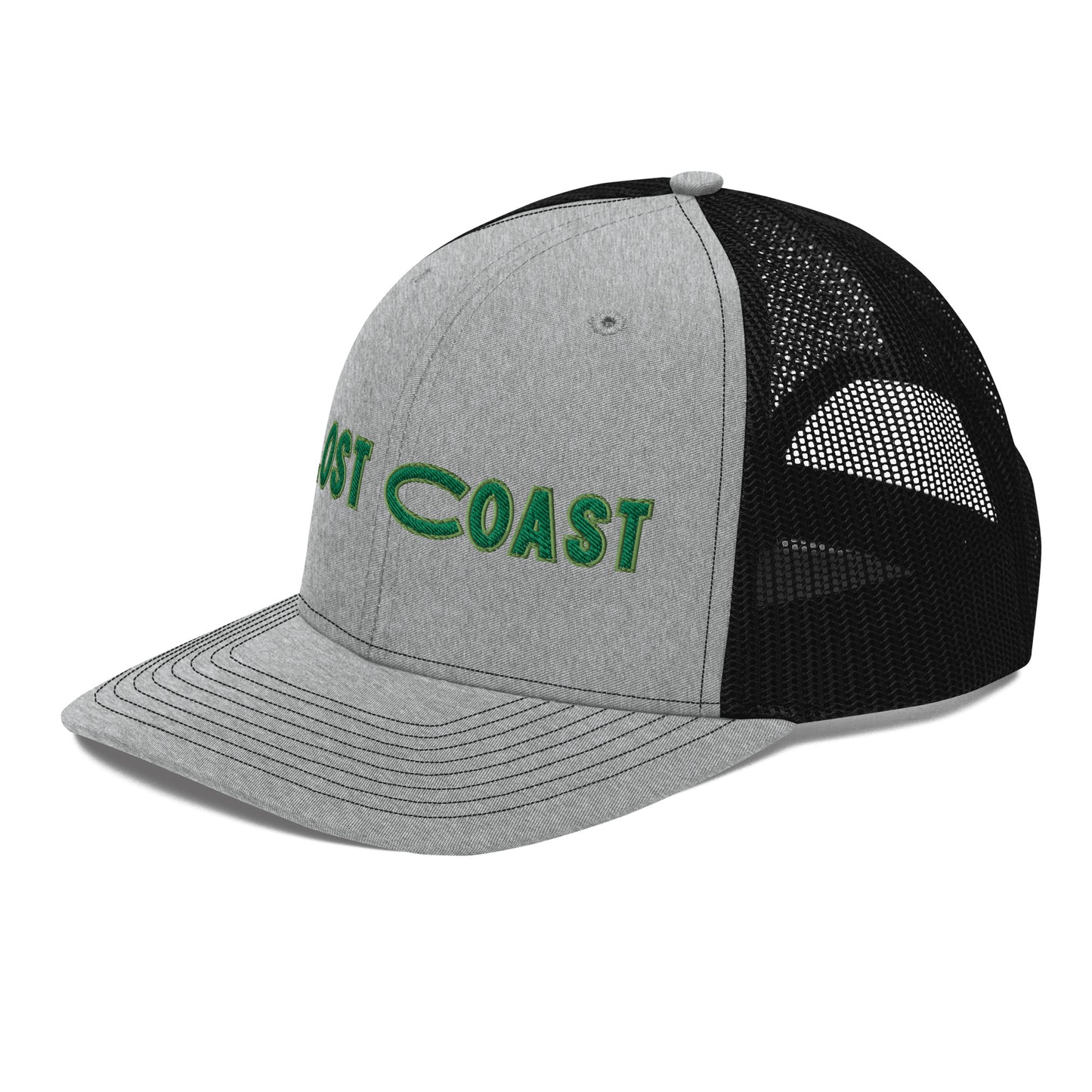 Lost Coast Green Stitch Trucker Cap