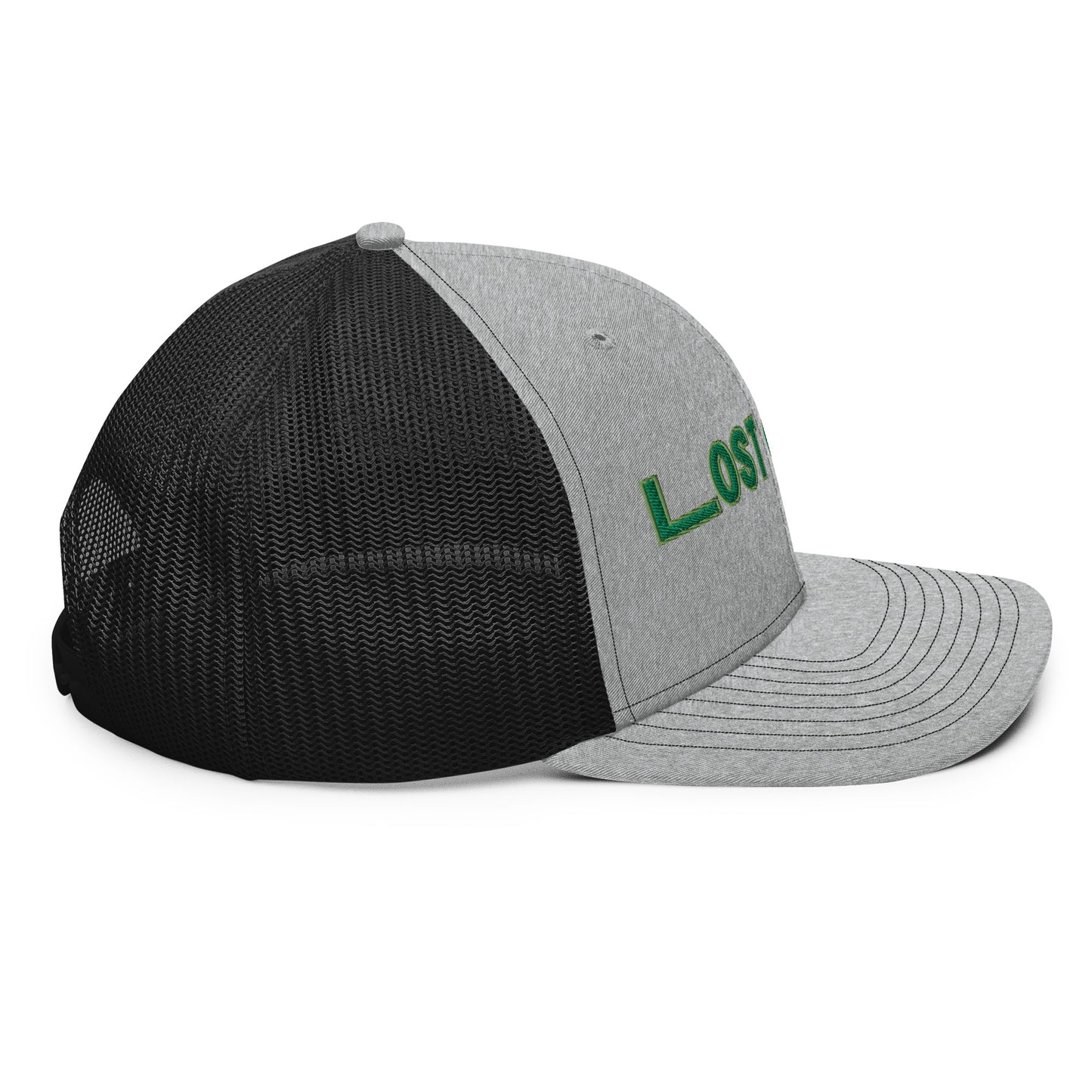 Lost Coast Green Stitch Trucker Cap