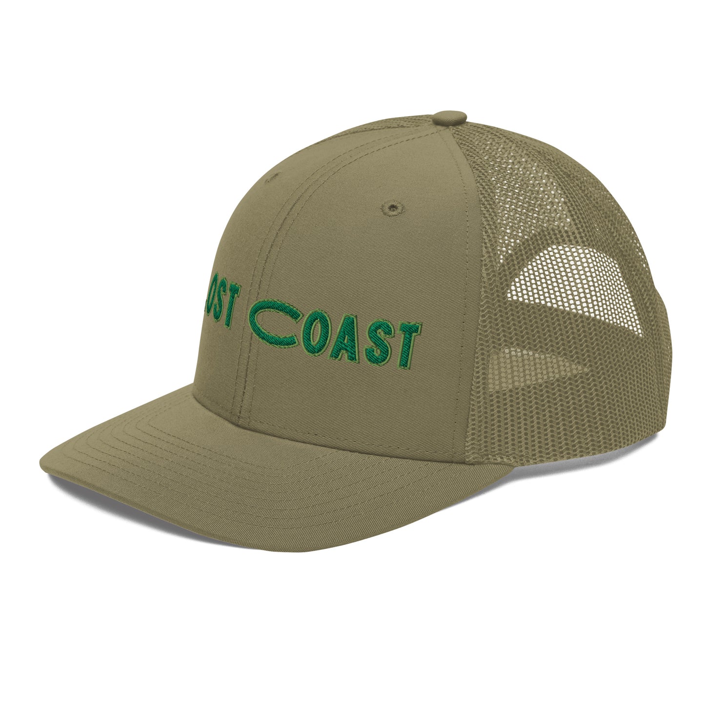 Lost Coast Green Stitch Trucker Cap