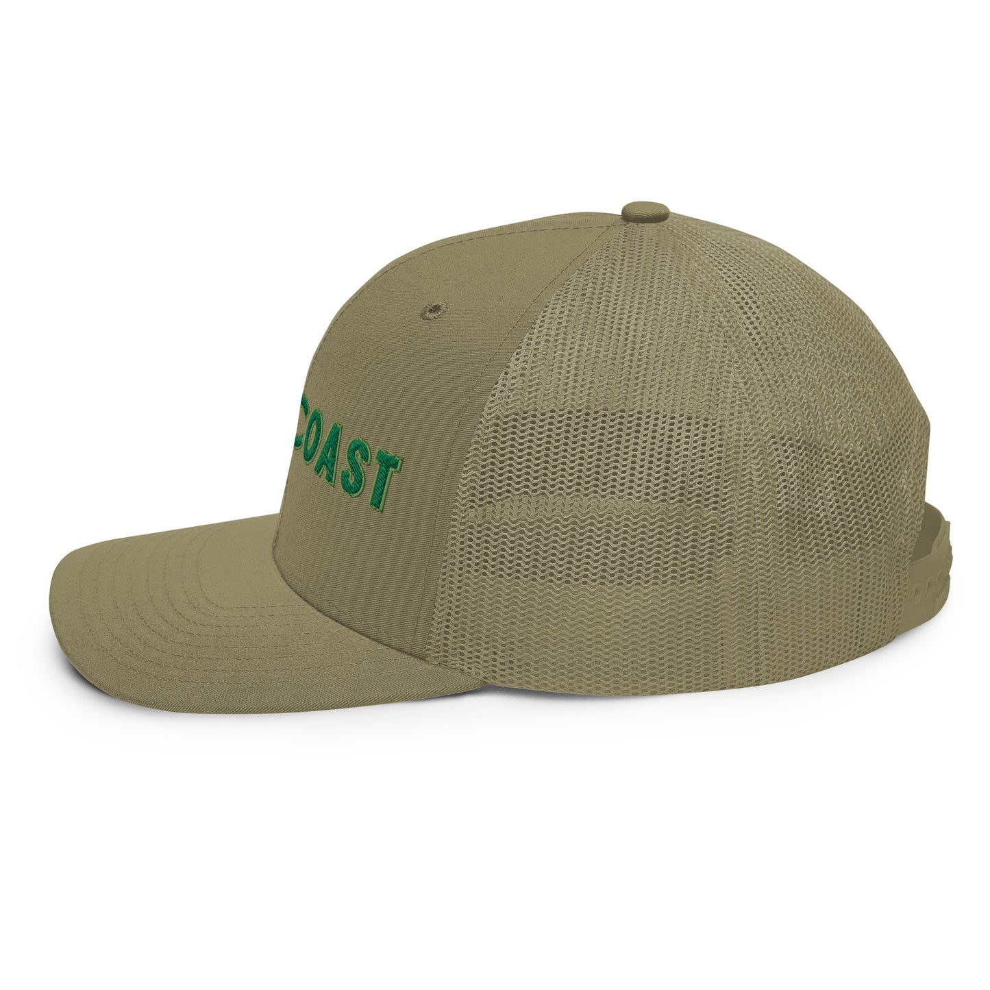 Lost Coast Green Stitch Trucker Cap