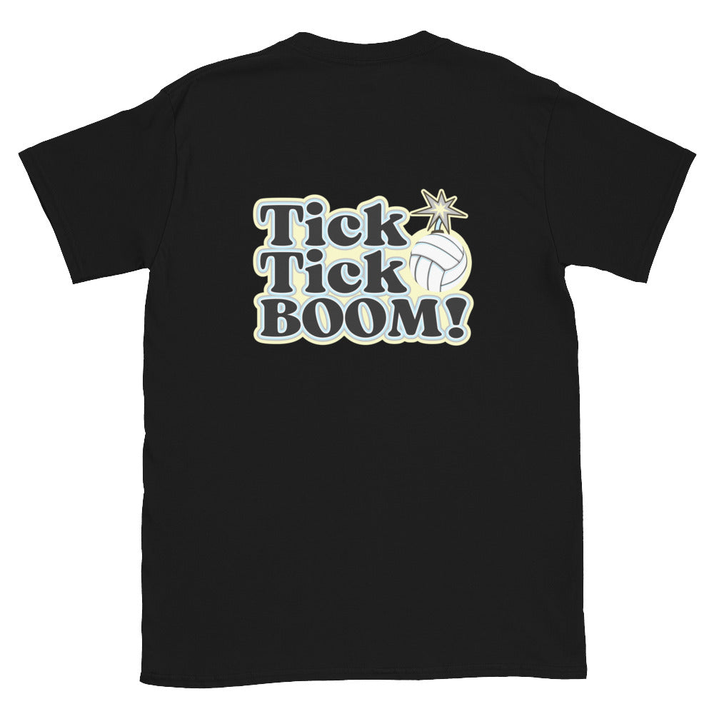 Volleyball Tick Tick BOOM Short-Sleeve Unisex T-Shirt