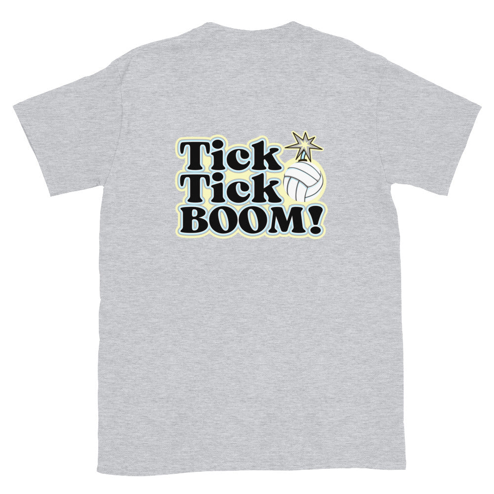 Volleyball Tick Tick BOOM Short-Sleeve Unisex T-Shirt