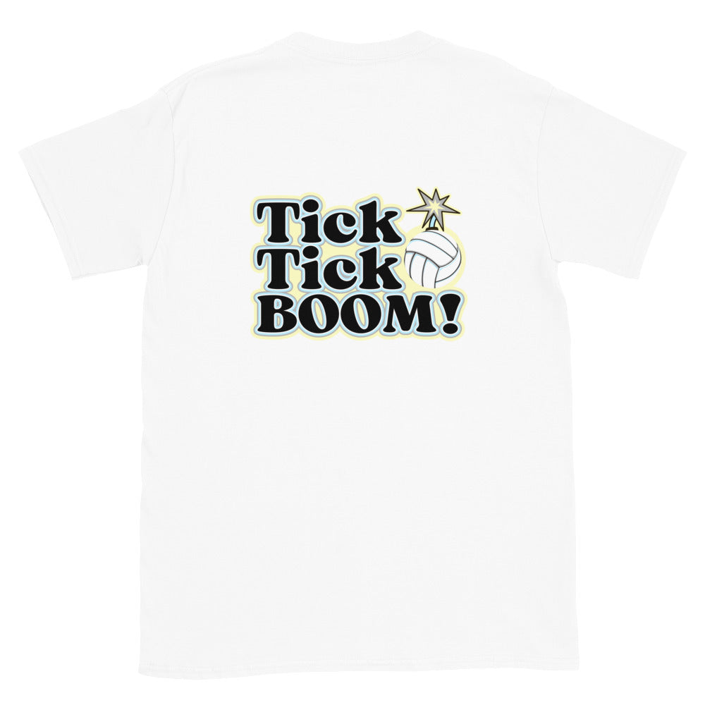 Volleyball Tick Tick BOOM Short-Sleeve Unisex T-Shirt