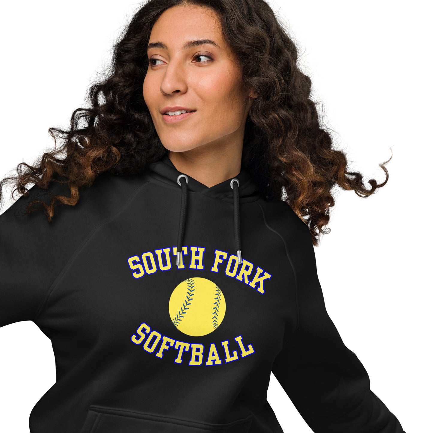 South Fork Softball Hoodie Organic Cotton