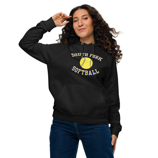 South Fork Softball Hoodie Organic Cotton