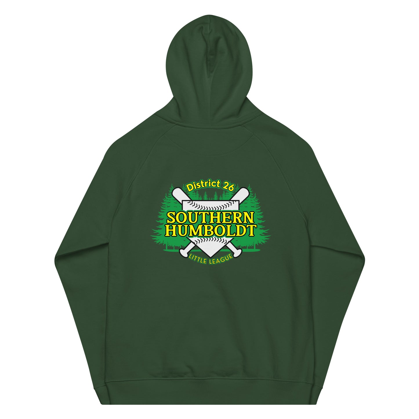 SHLL 26 Home Plate Majors eco raglan hoodie