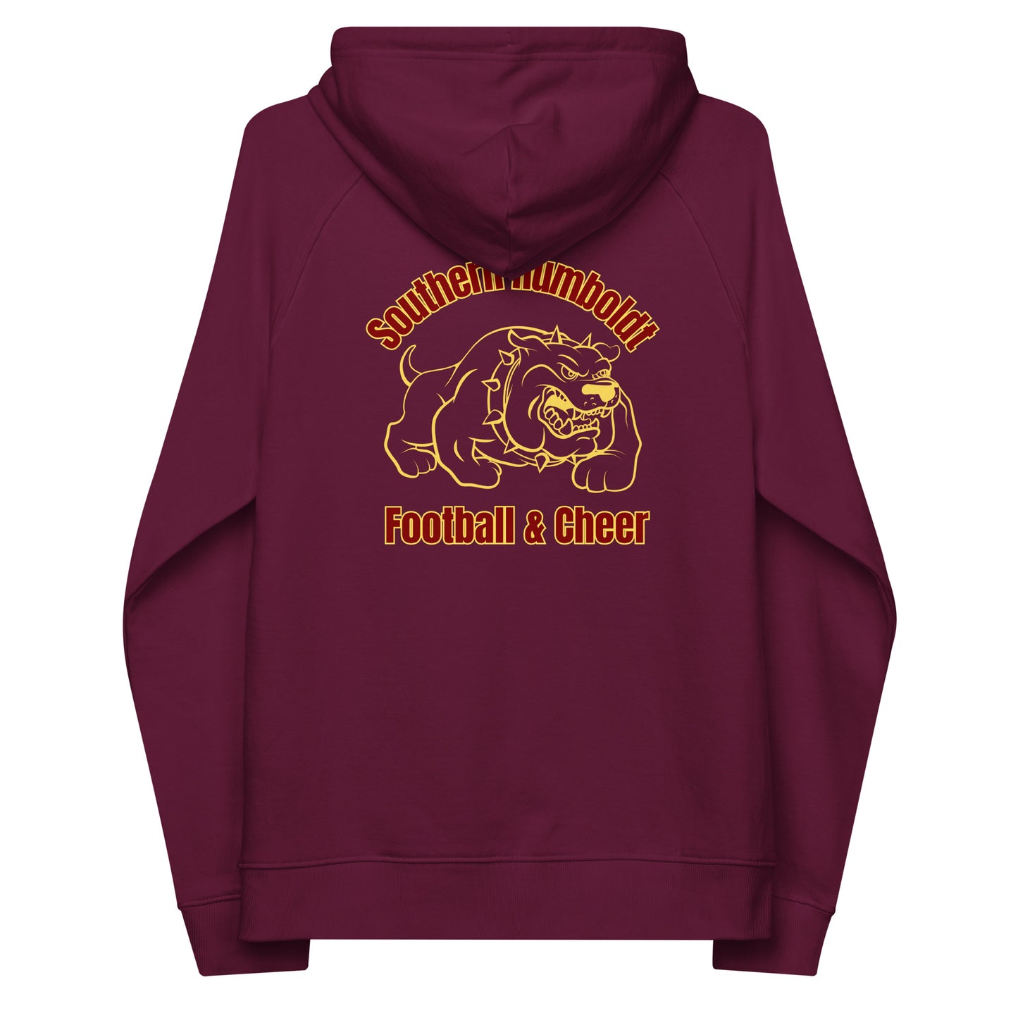 SHB Football and Cheer eco raglan hoodie