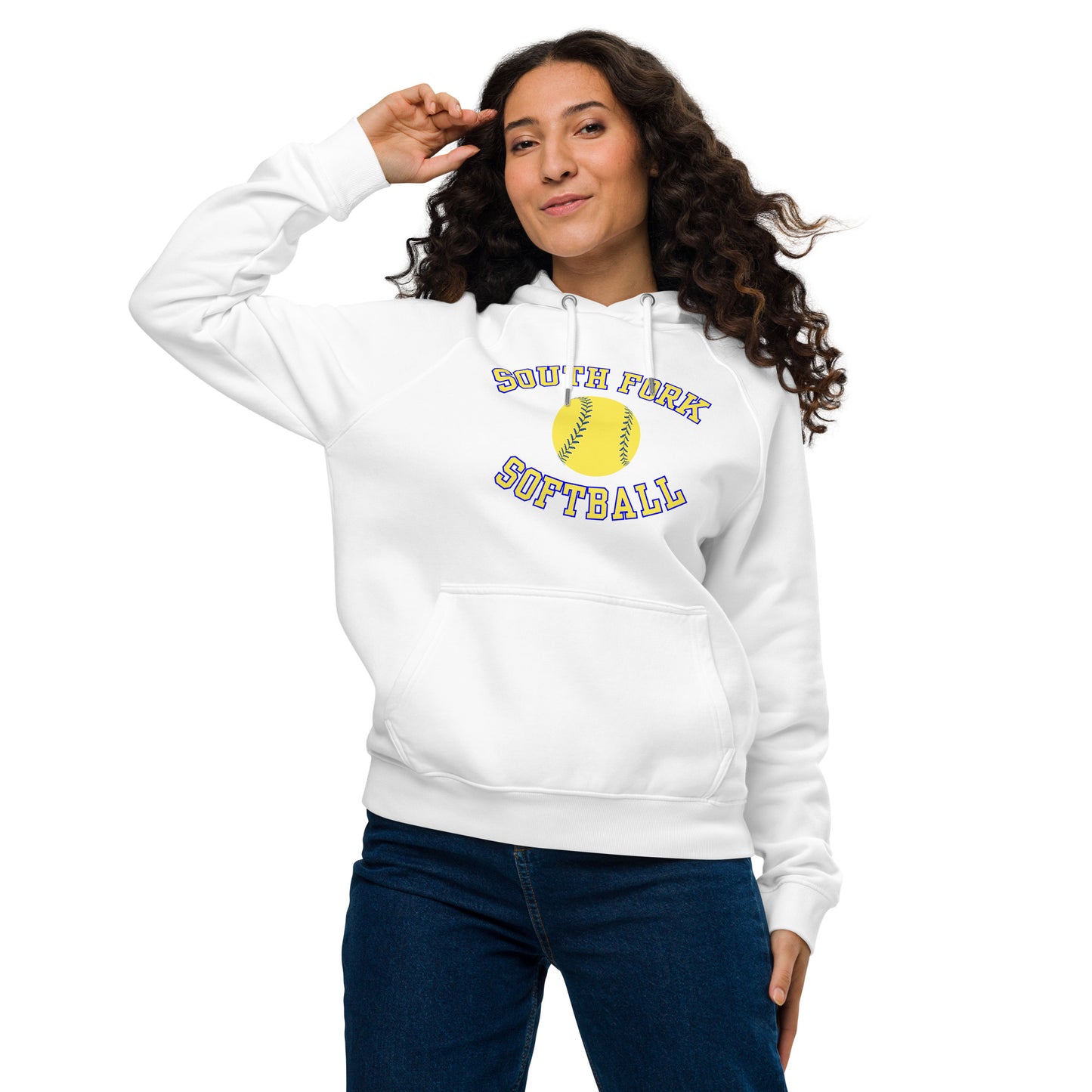 South Fork Softball Hoodie Organic Cotton