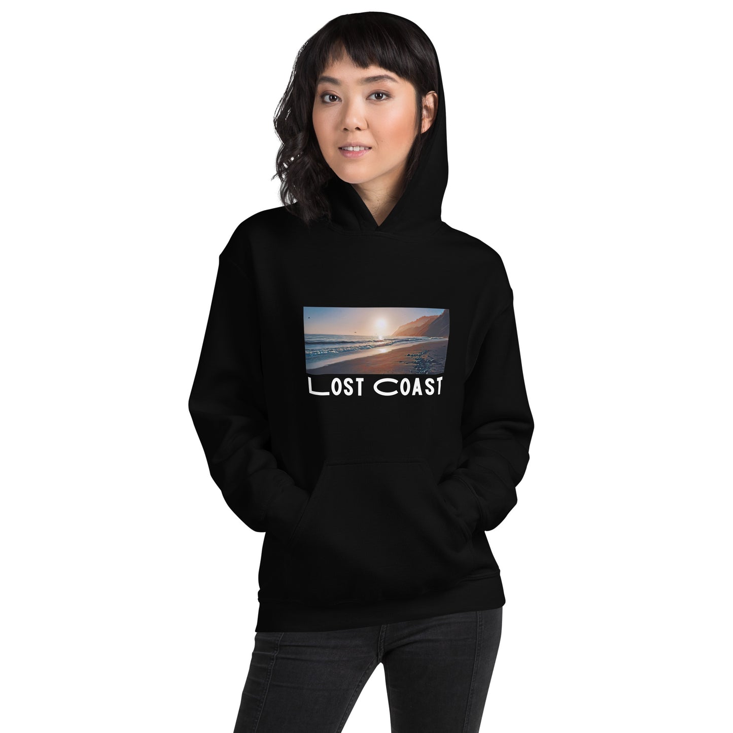 Lost Coast Beach Sunset Hoodie