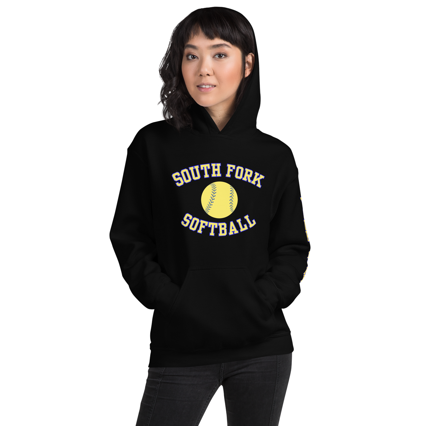 Custom Softball Hoodie Gildan