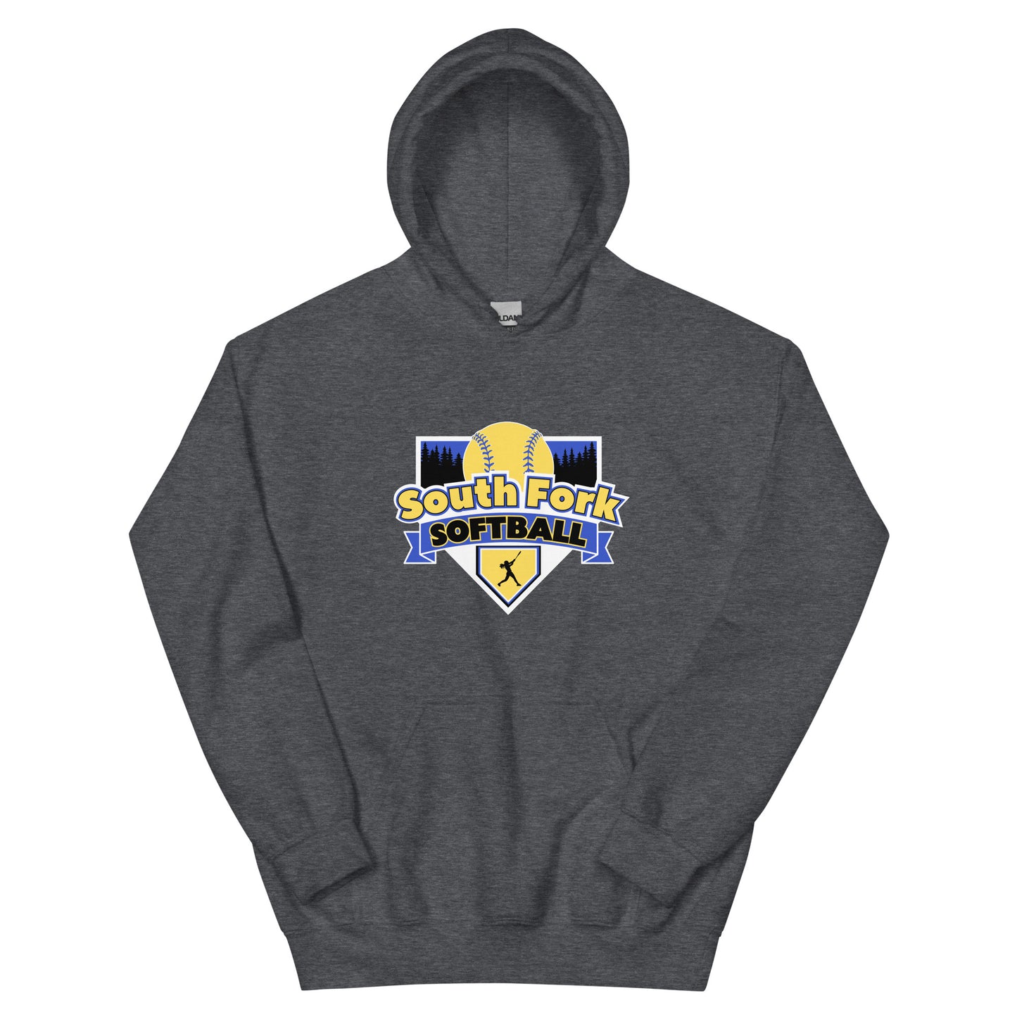 South Fork Softball Home Trees Gildan Hoodie