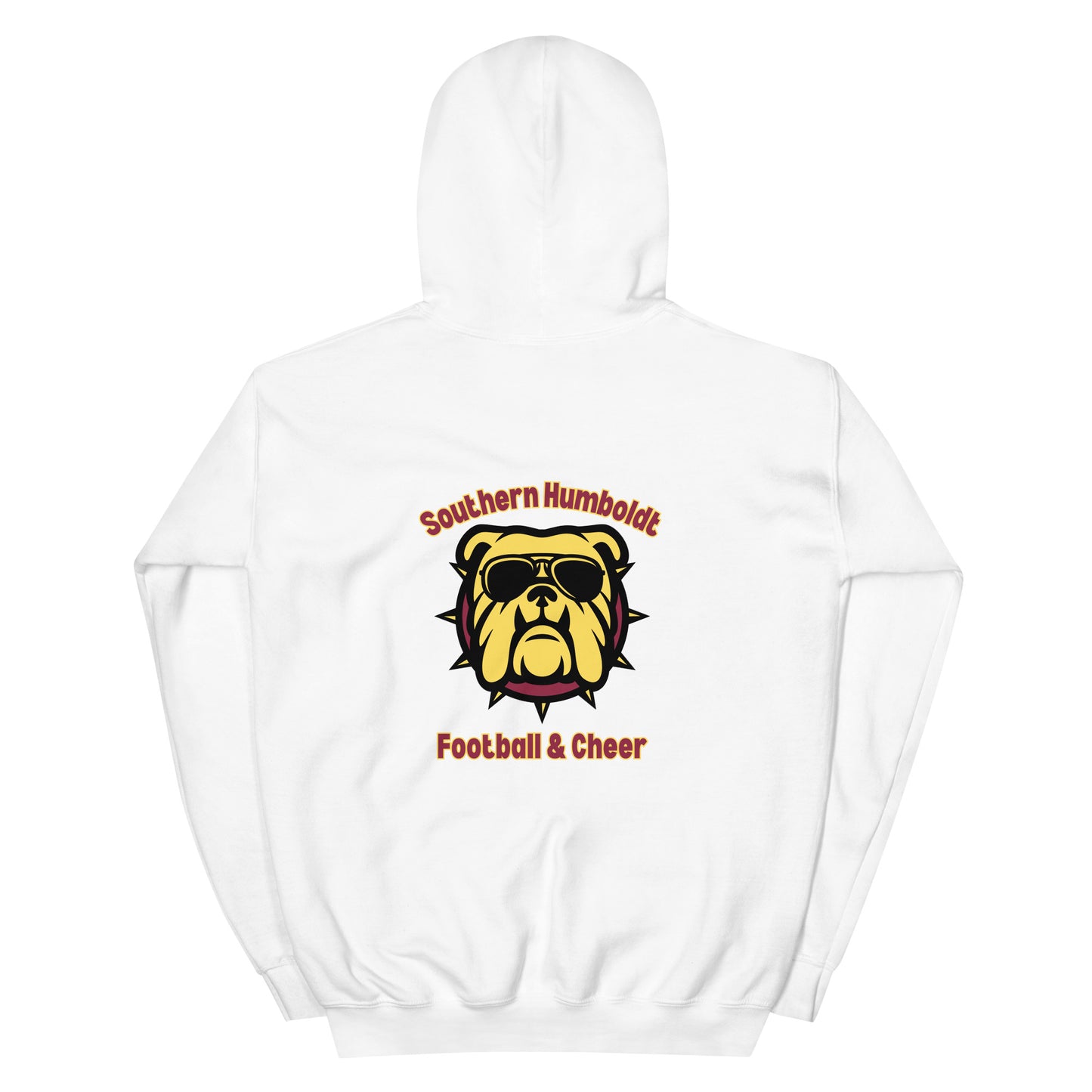 Southern Humboldt Football & Cheer Bulldog Sunglasses Hoodie