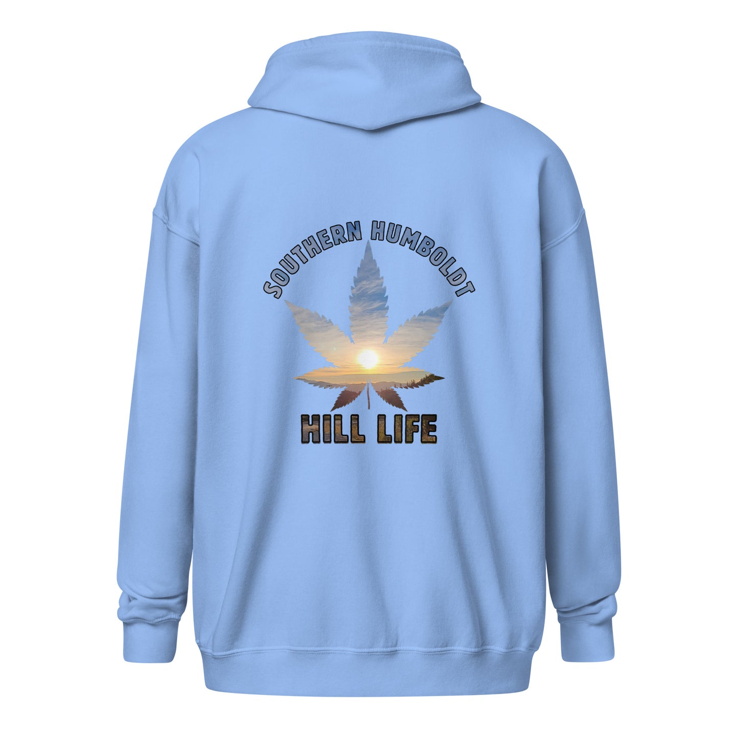 Southern Humboldt Hill Life heavy blend zip hoodie