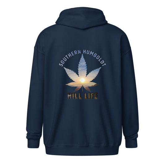 Southern Humboldt Hill Life heavy blend zip hoodie