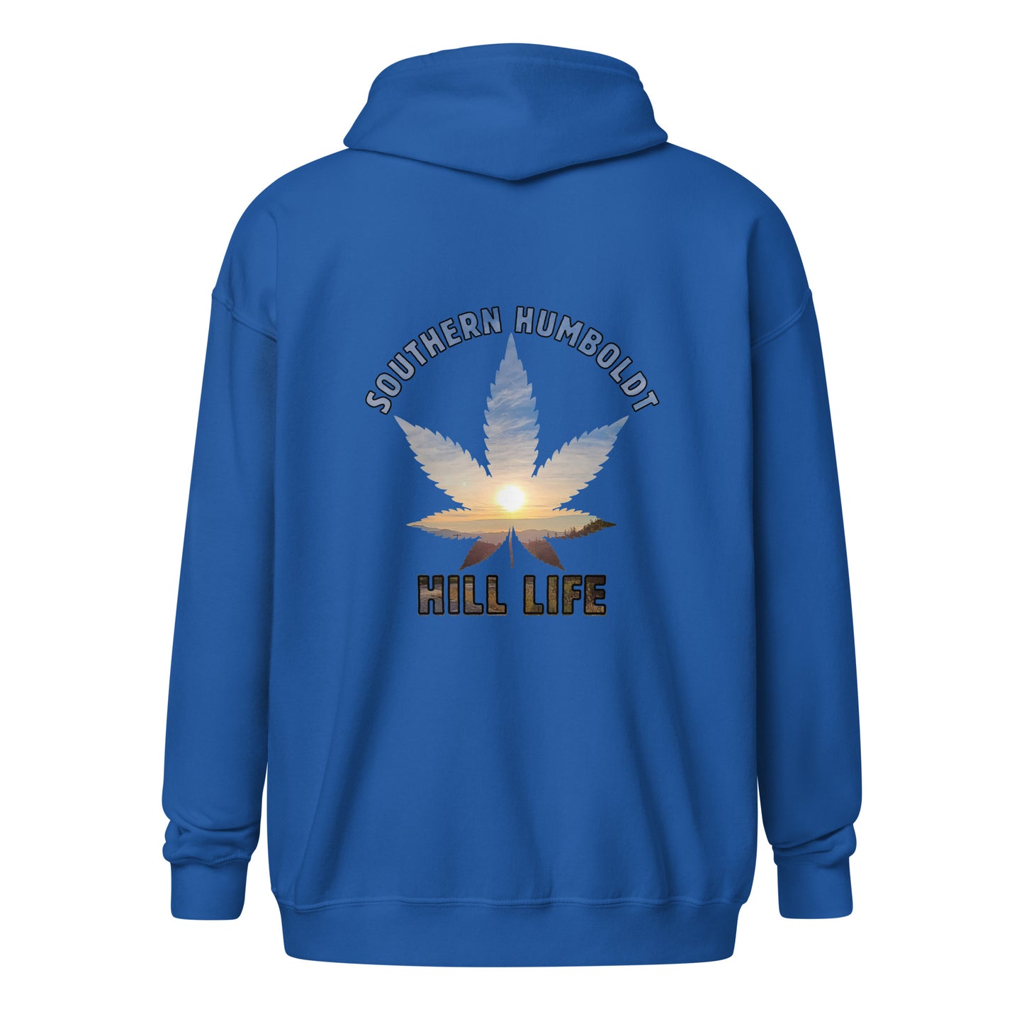 Southern Humboldt Hill Life heavy blend zip hoodie