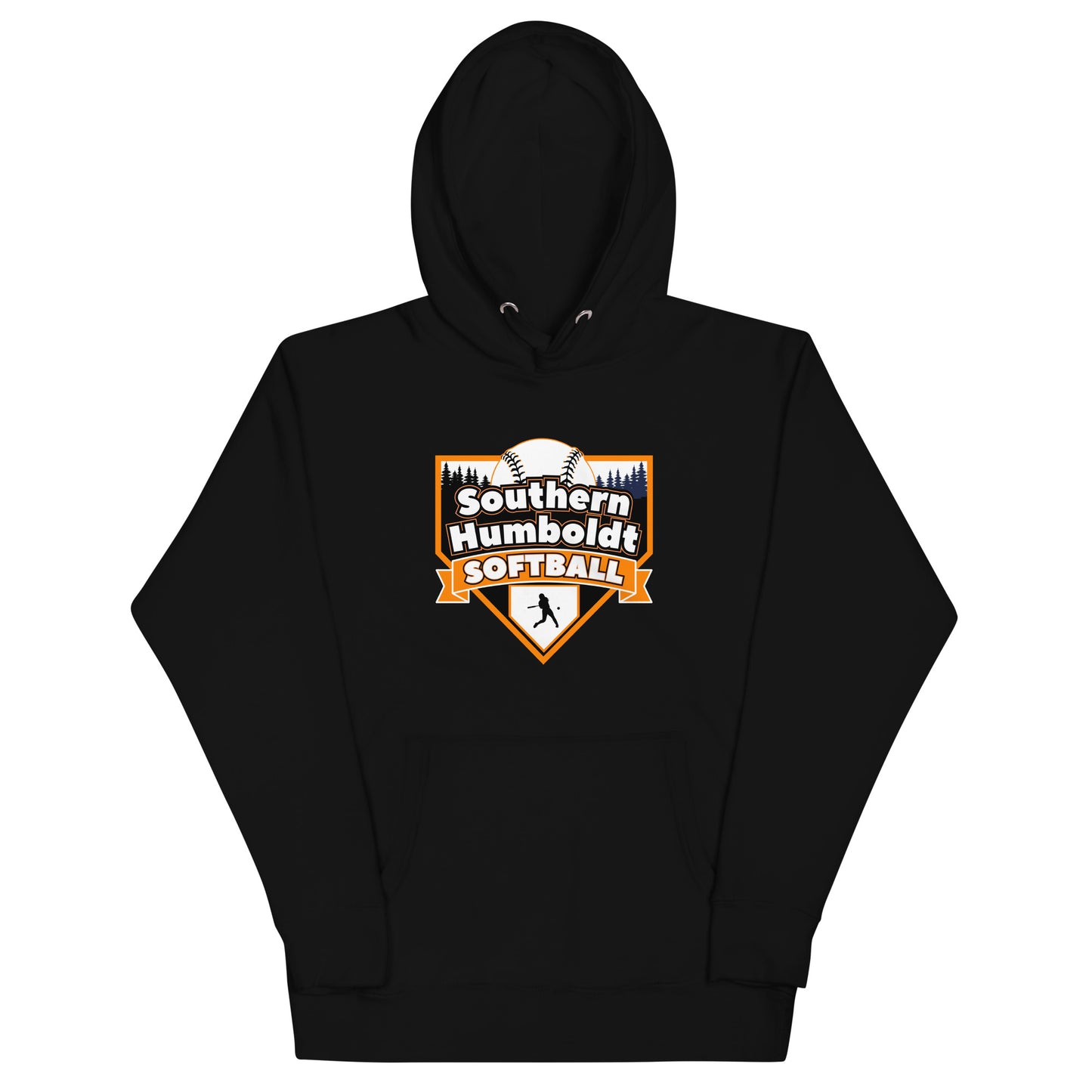 Southern Humboldt Softball Cotton Hoodie Orange