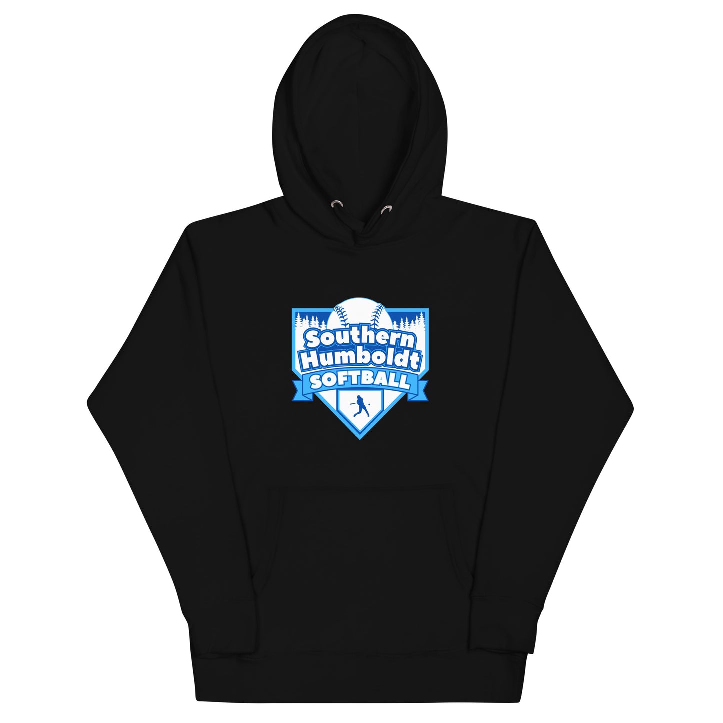 Southern Humboldt Softball 2 Blue Cotton Hoodie