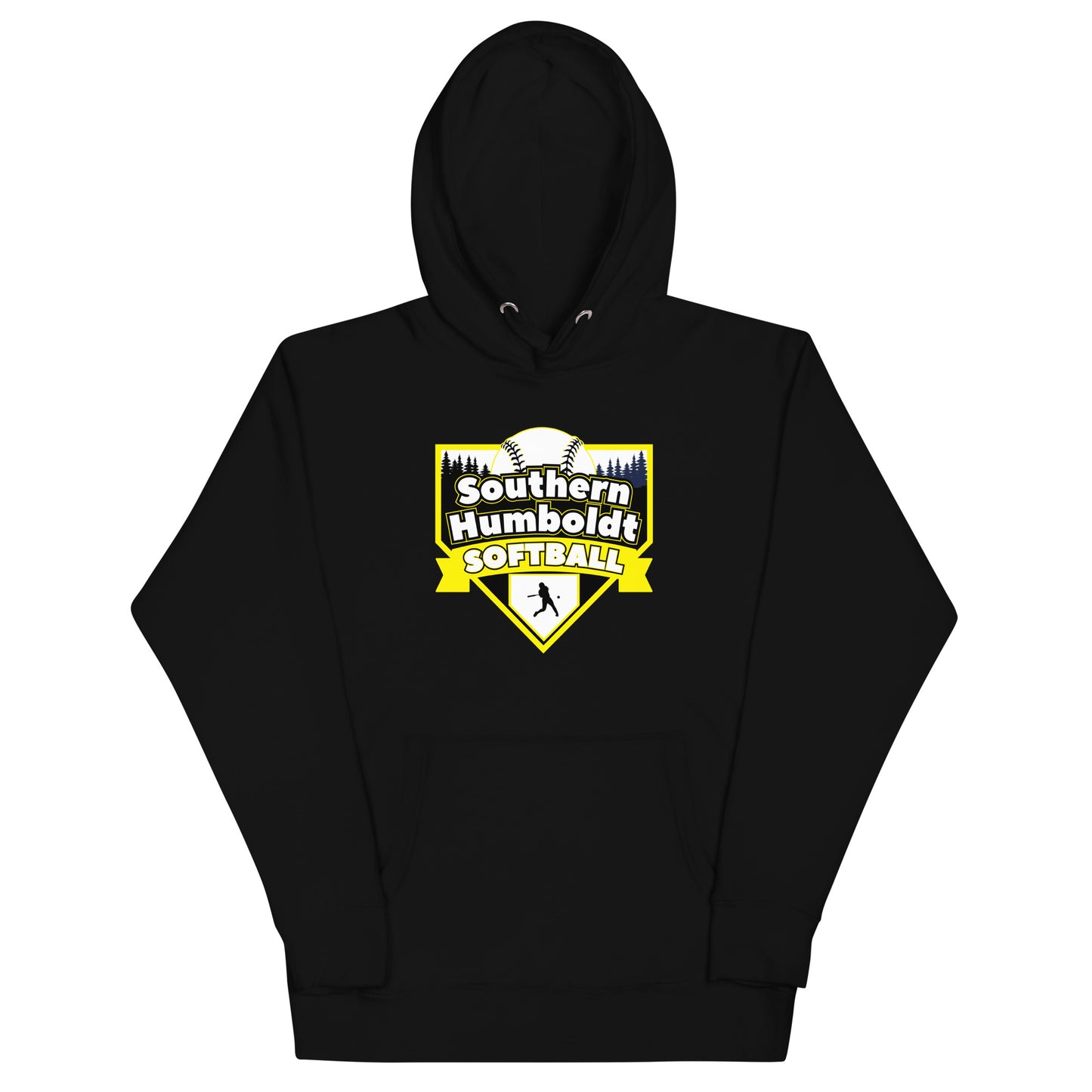 Southern Humboldt Softball Yellow Hoodie