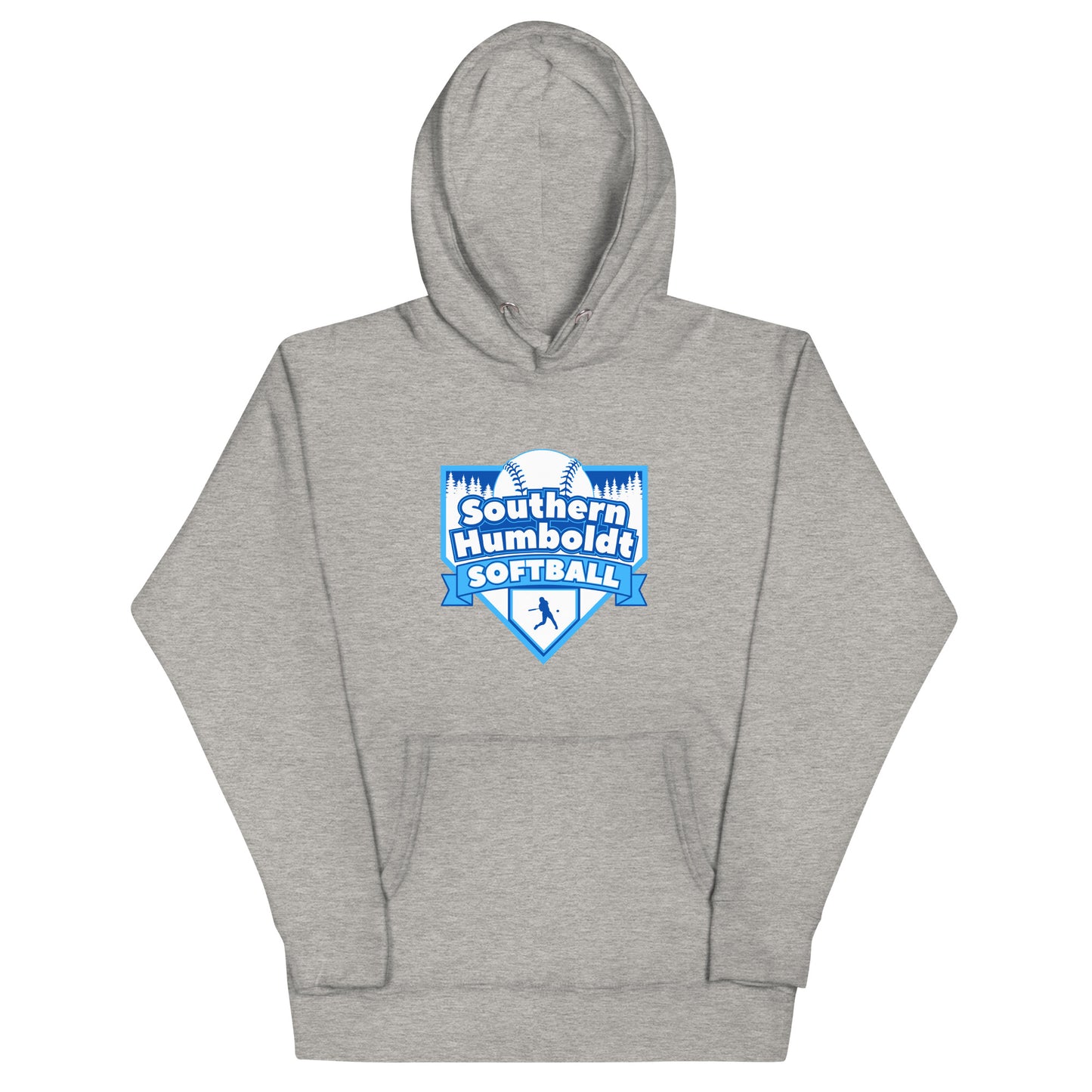 Southern Humboldt Softball 2 Blue Cotton Hoodie