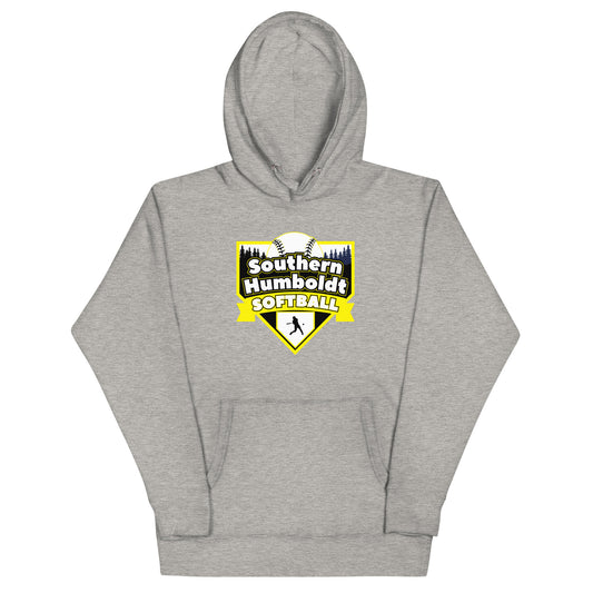 Southern Humboldt Softball Yellow Hoodie