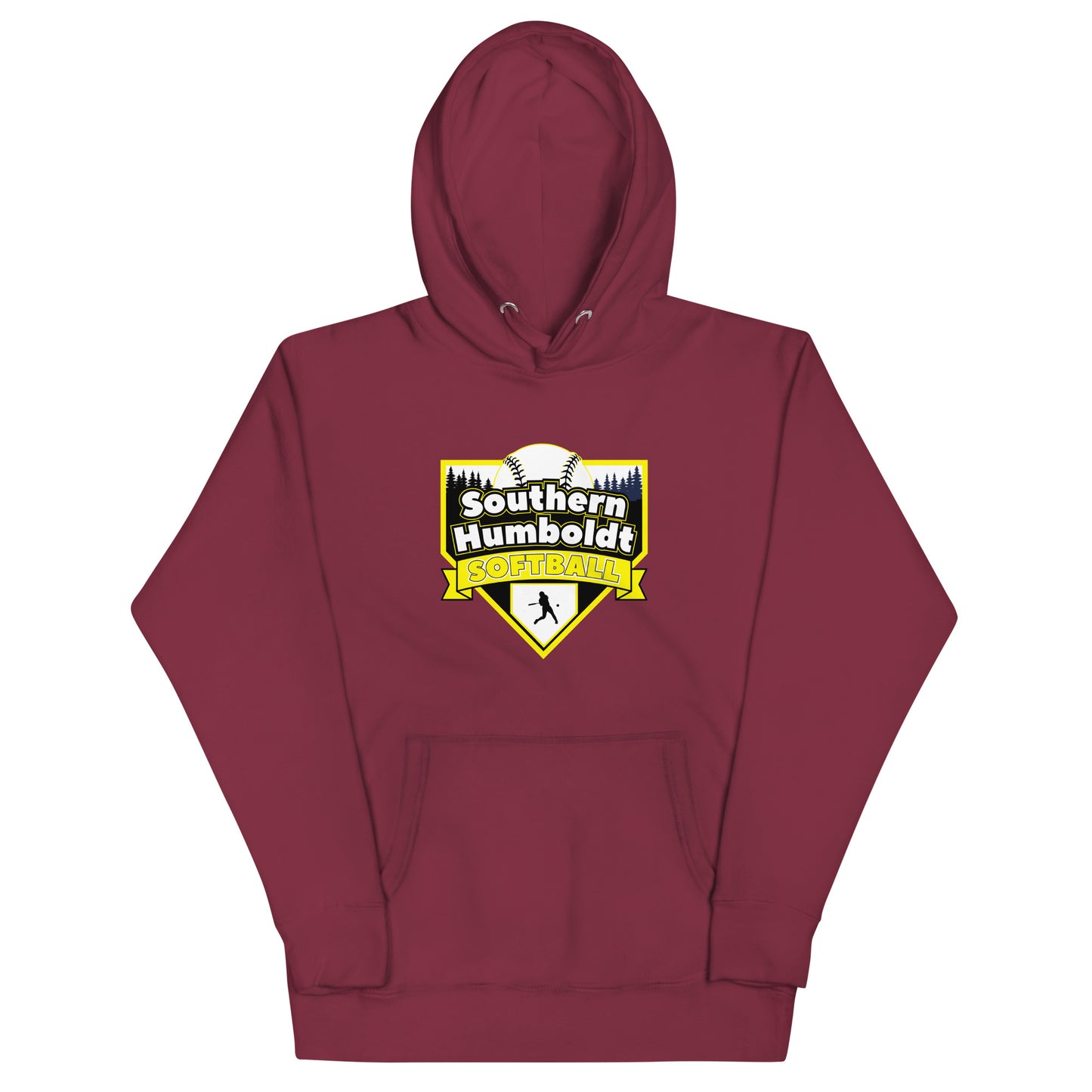 Southern Humboldt Softball Hoodie Yellow