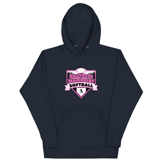 Southern Humboldt Softball Cotton Hoodie PINK