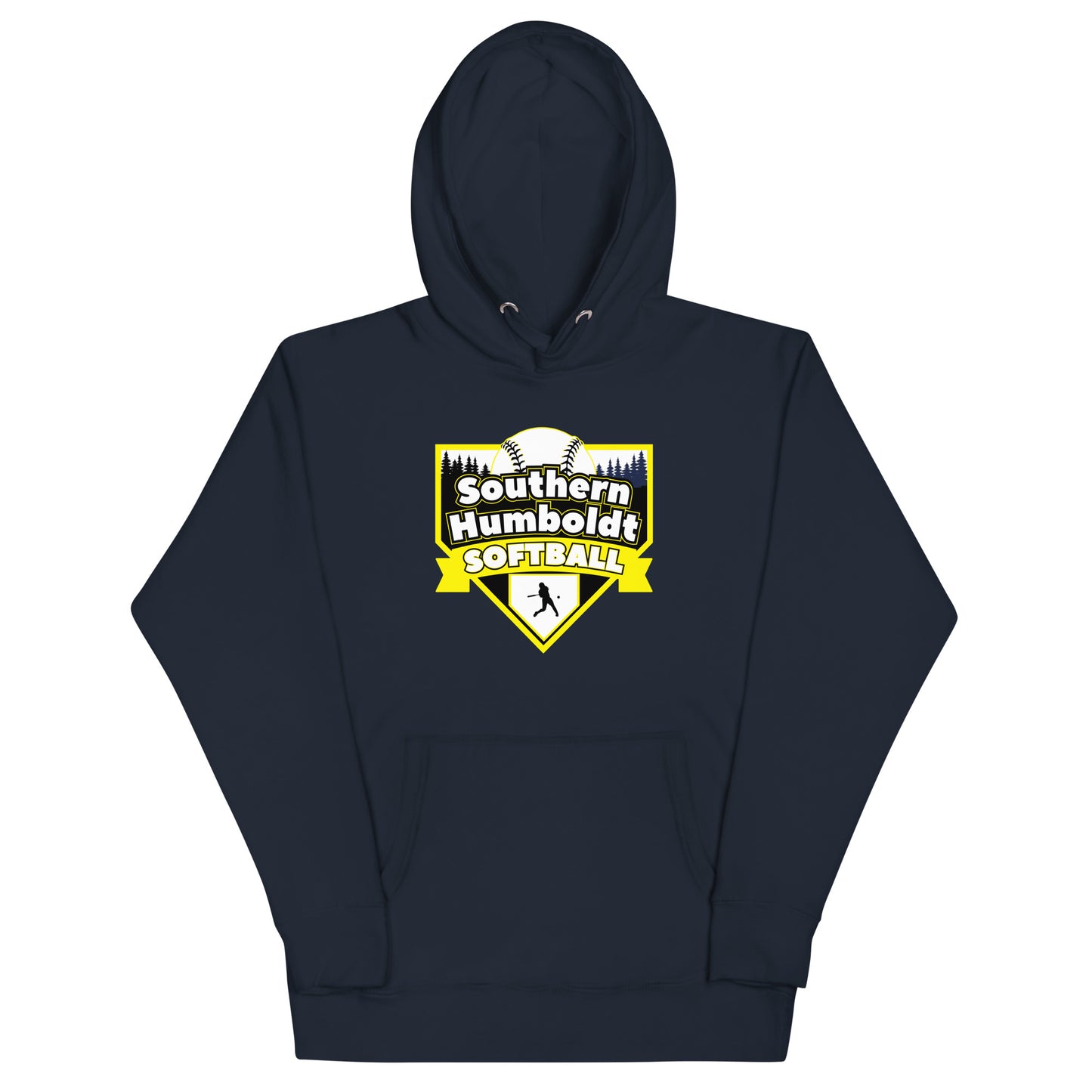 Southern Humboldt Softball Yellow Hoodie