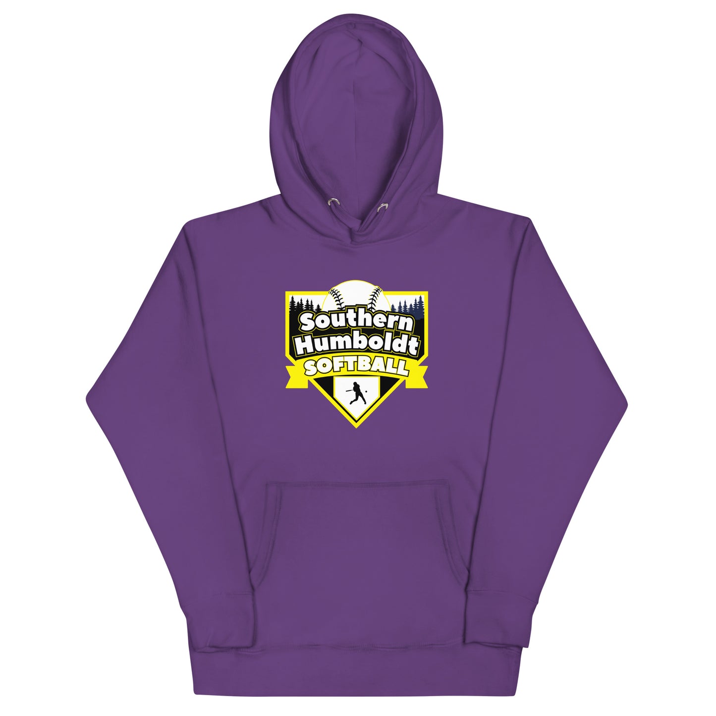 Southern Humboldt Softball Yellow Hoodie