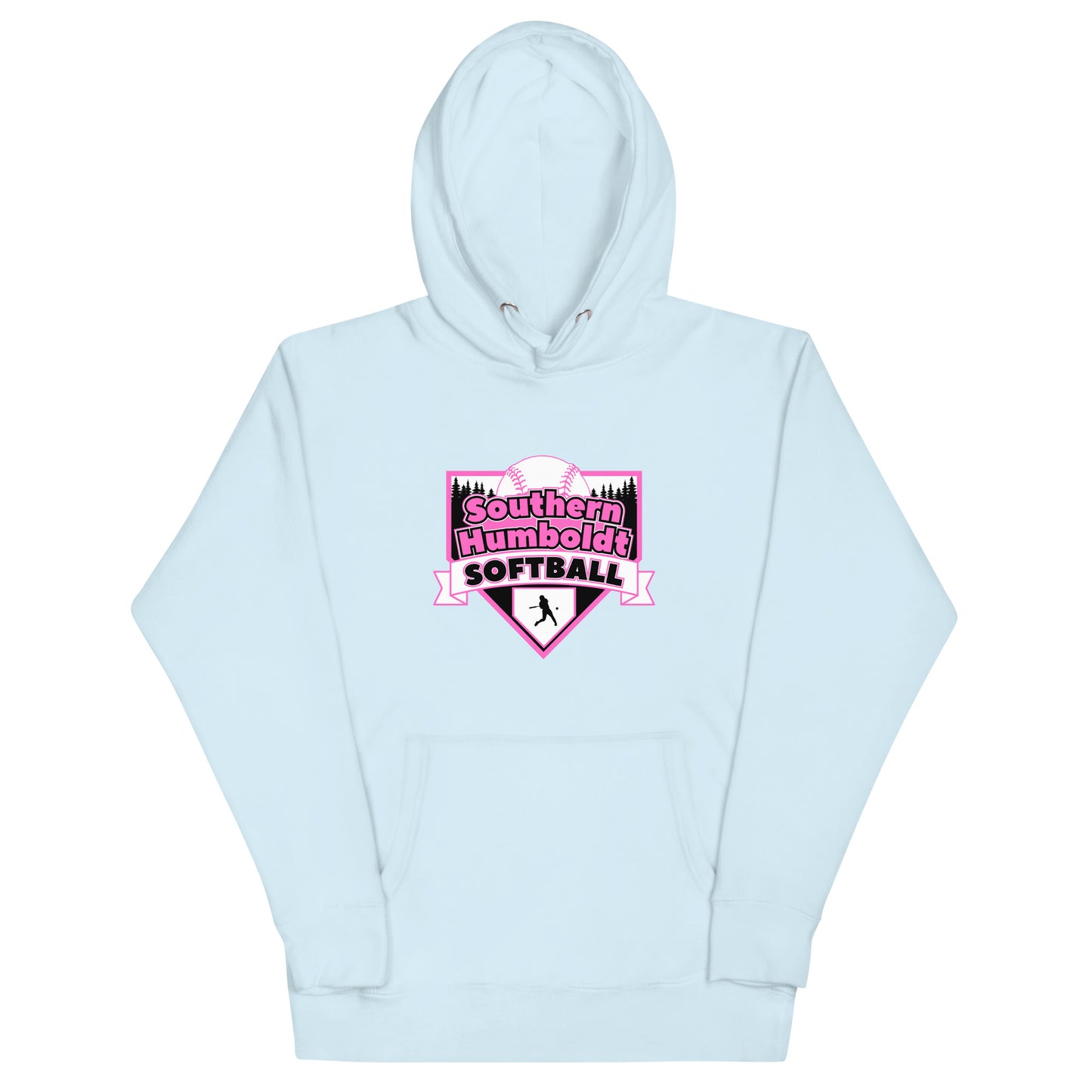 Southern Humboldt Softball Cotton Hoodie PINK