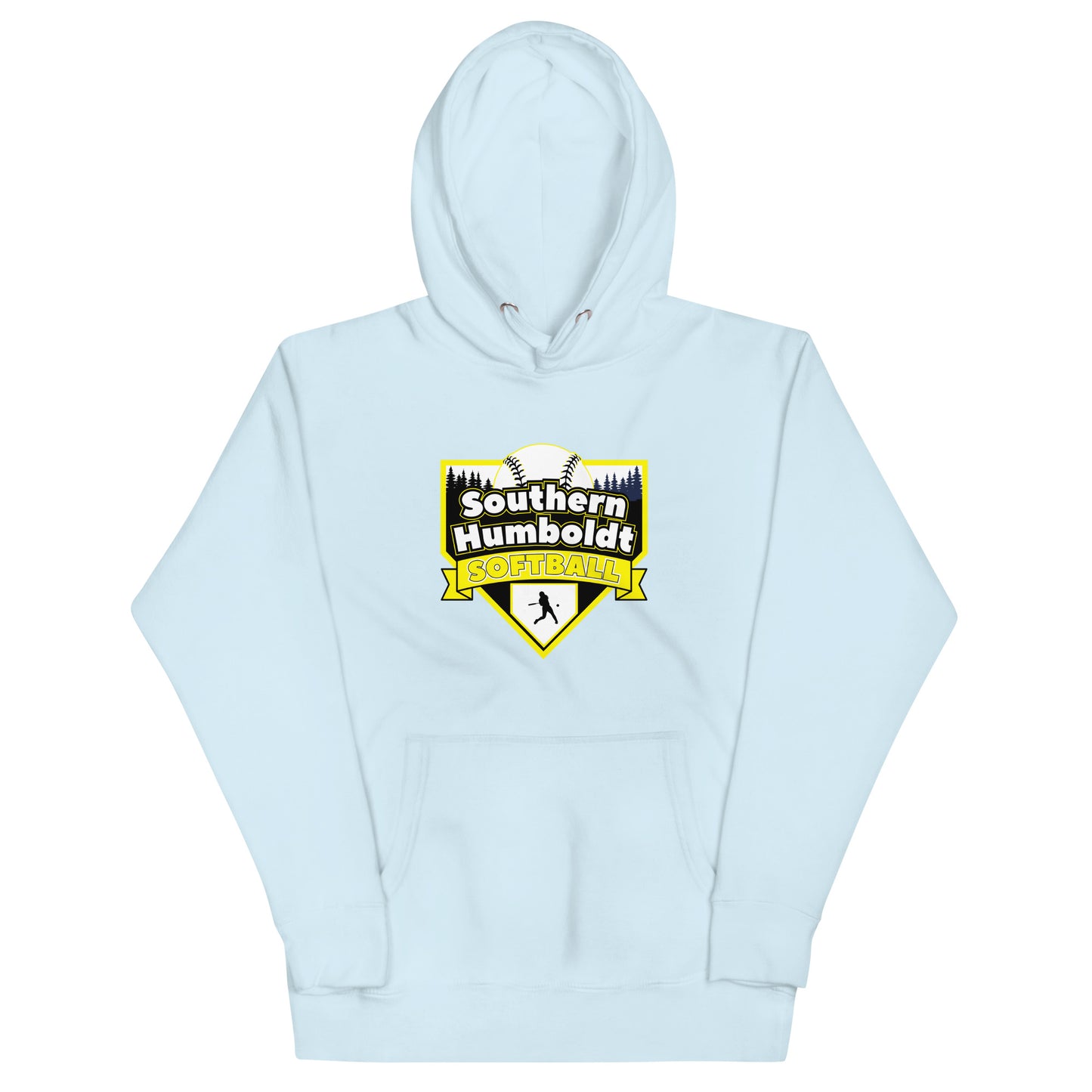 Southern Humboldt Softball Hoodie Yellow